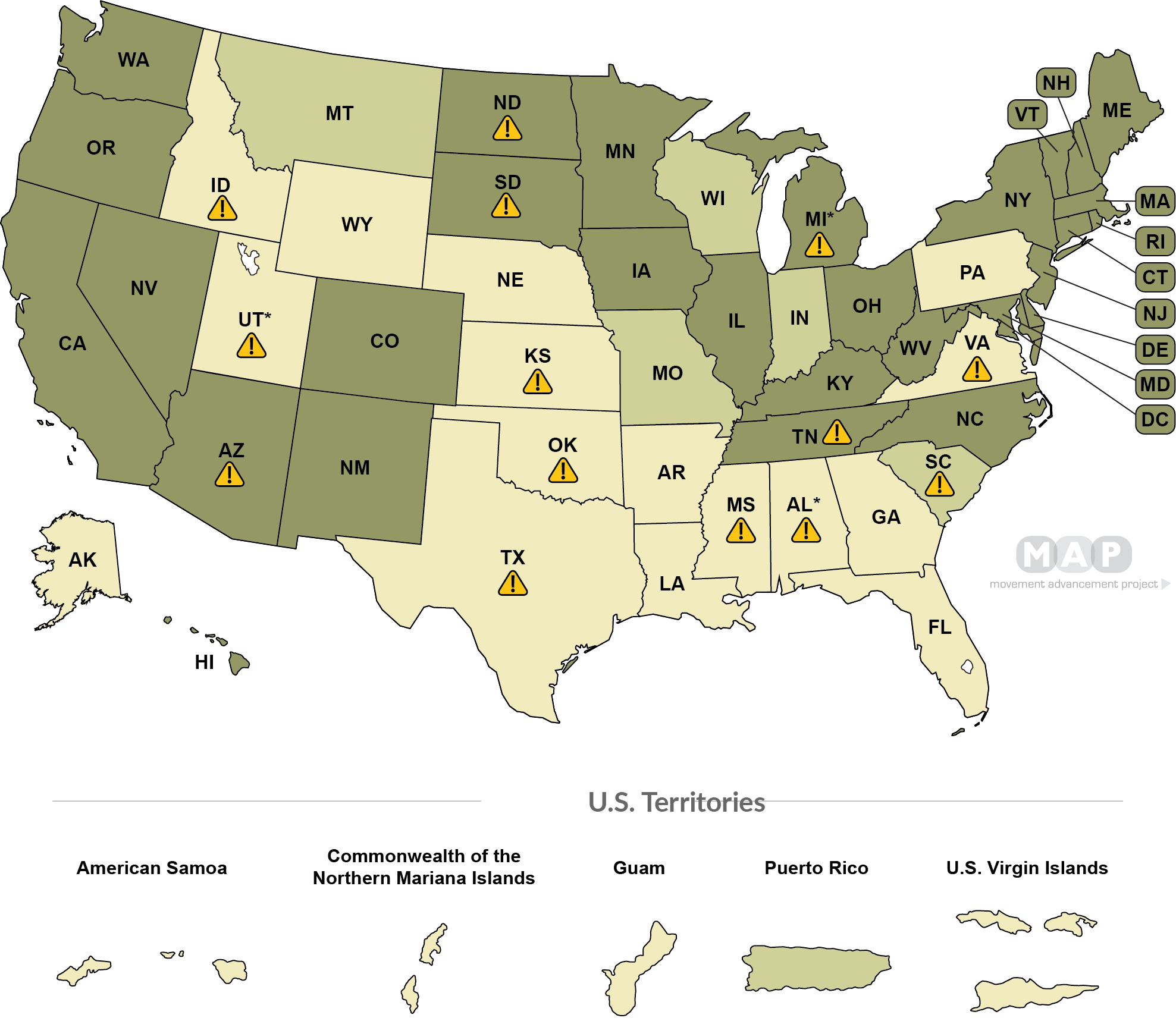 Movement Advancement Project Child Welfare Nondiscrimination Laws image