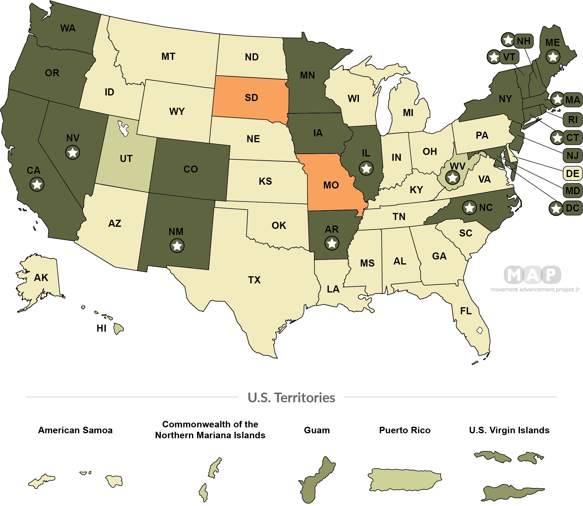 Movement Advancement Project Safe Schools Laws pic