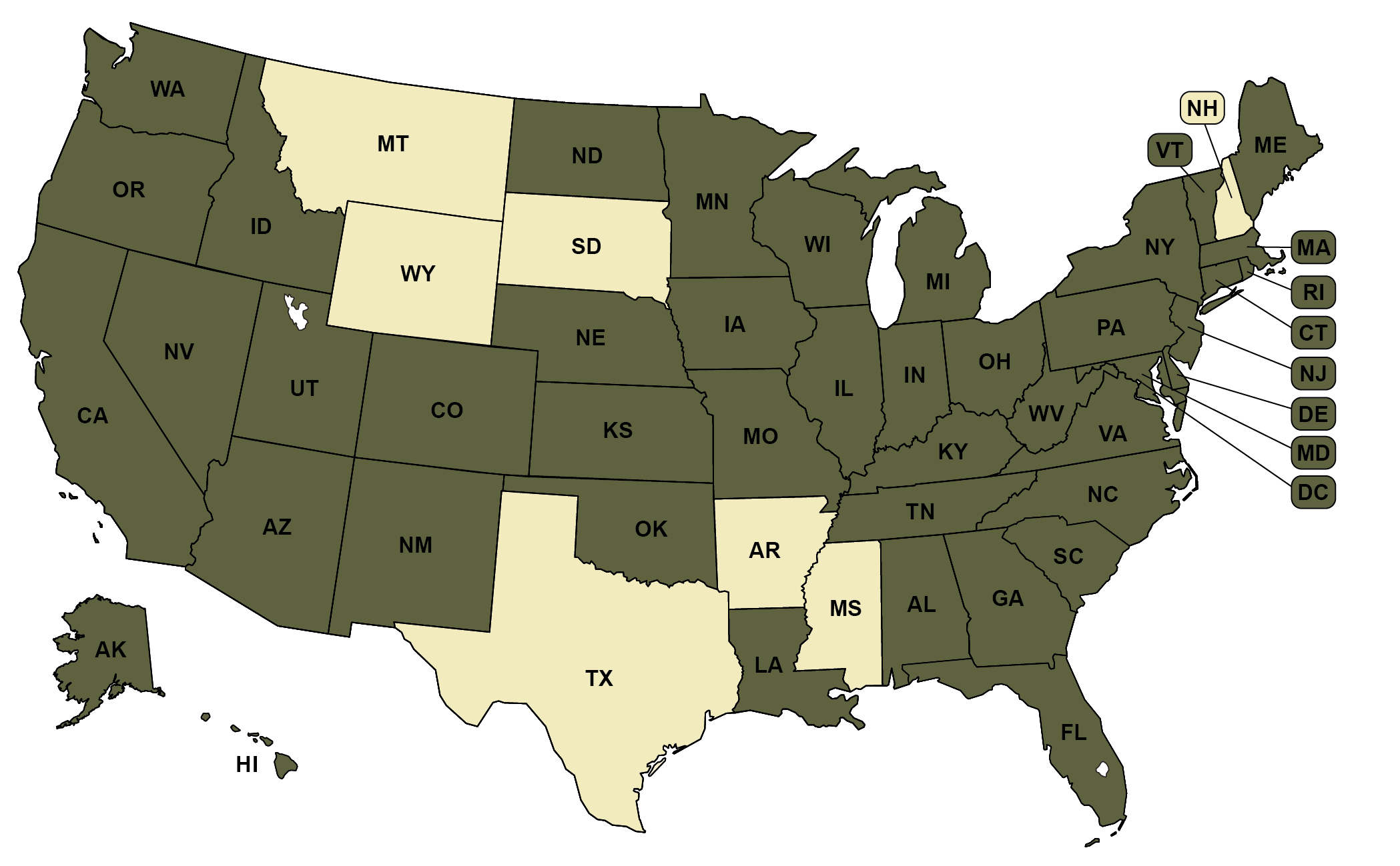 Map Of The United States Online When Do We Spring Forward In 2024